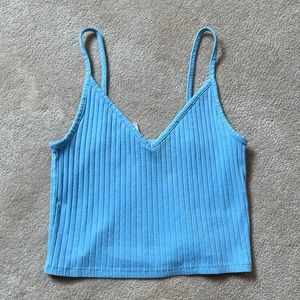 Blue Basic Divided Tank
